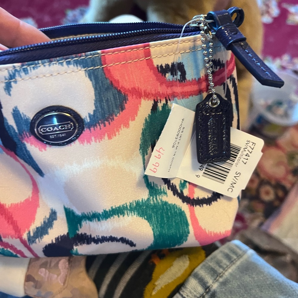 Coach makeup bag